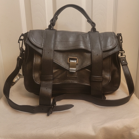 Proenza Schouler Handbags - Proenza Schouler - Black PS1 Medium CrossBody Satchel / Pre-Owned